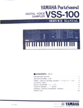 Yamaha VSS100 Sampler Service Manual, Schematics, Parts Lists, Hard Copy... - £13.22 GBP