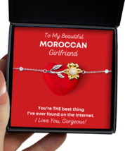 Bracelet Birthday Present For Moroccan Girlfriend - Jewelry Sunflower Bracelet  - £40.97 GBP