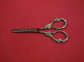 Sterling Silver Grape Shears Sterling grape Handles and steel blades 6 1/2&quot; - £69.68 GBP