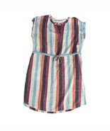 Time and Tru Women&#39;s Classic Cinched Waist Striped Summer Dress Size Large  - $13.55 CAD