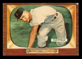 Vintage 1955 Baseball Card Bowman #187 Fred Hatfield Infield Detroit Tigers - £7.86 GBP