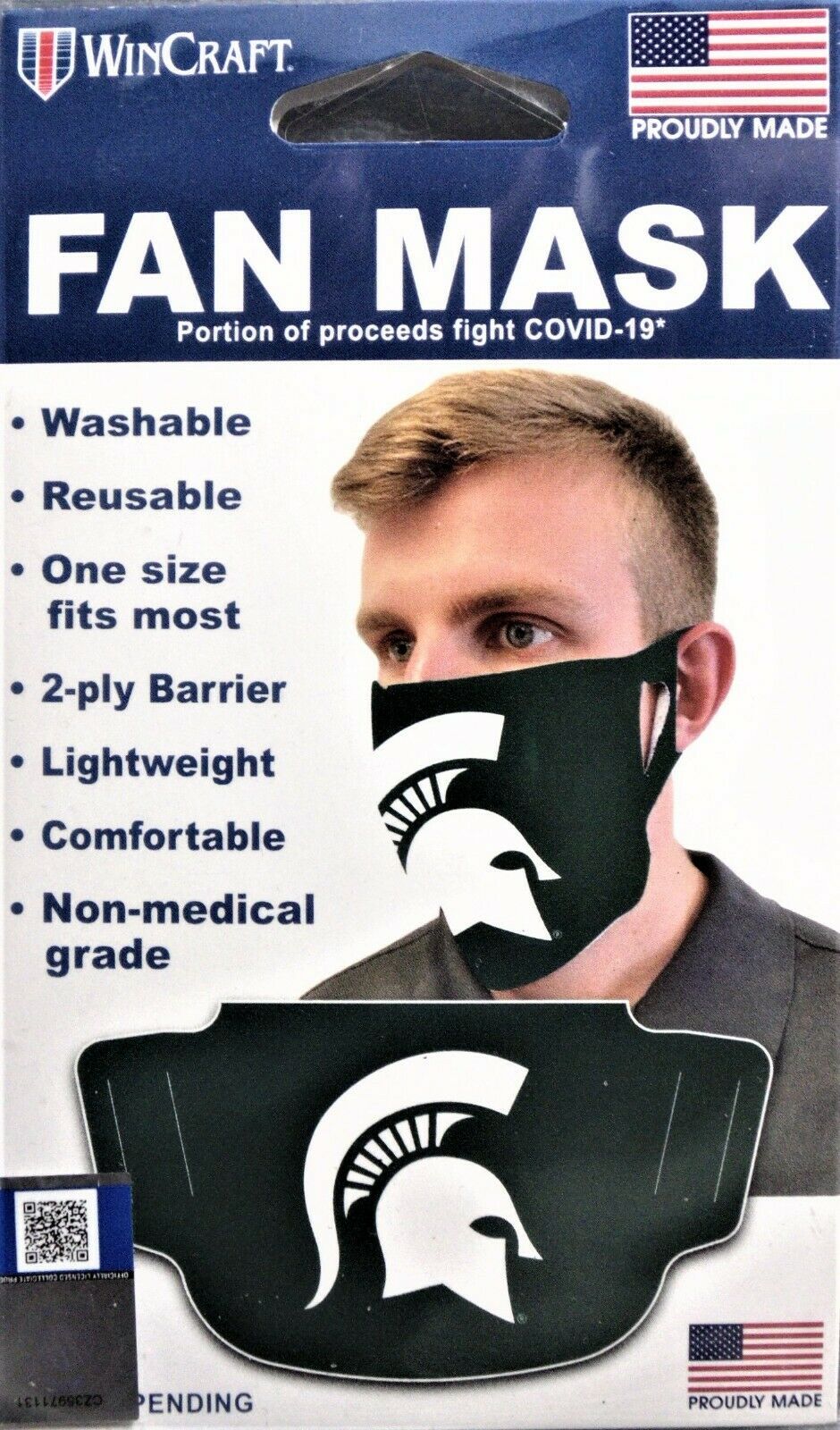 Primary image for Wincraft Officially licensed NCAA Michigan State Spartans Face Covering Mask
