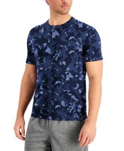 ID Ideology Men&#39;s Birdseye Printed Training T-Shirt Blue,  Size : Small - £11.82 GBP