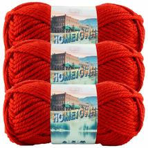 Lion Brand Hometown Yarn (3-Pack) Cincinnati Red 135-113 - £15.44 GBP