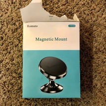 Romuto Magnetic Car Mount Cell Phone Holder Set of 2 New Open Box - $9.89