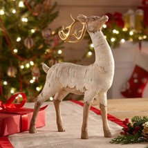 Lenox Driftwood Reindeer Figurine Centerpiece Rustic Winter Magic Christmas NEW - $77.90