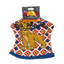 VINTAGE 1990&#39;s DISNEY THE LION KING WASH MITT SIMBA BATH CLOTH / GLOVE N... - $16.15
