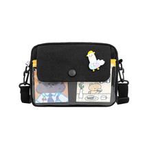 Women Canvas Shoulder Bags Print Fashion Mini Cloth Handbags Phone Crossbody Bag - £18.66 GBP