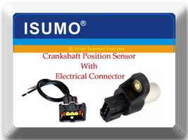 Crankshaft Position Sensor W/Connector Fits:Elantra Tiburon Tucson Soul Spectra - £13.36 GBP