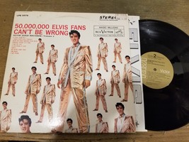 Elvis Presley - 50,000,000 Fans Can&#39;t Be Wrong - LP Record   VG+ VG - £5.21 GBP