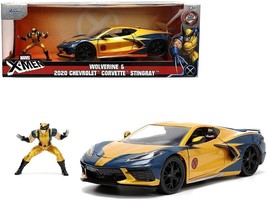 2020 Chevrolet Corvette C8 Stingray Gold Metallic and Dark Blue and Wolverine D - £40.52 GBP