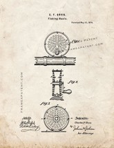 Fishing Reel Patent Print - Old Look - £5.94 GBP+