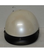 HCI DOT Motorcycle Half Helmet White Size small with Visor - $49.45