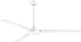 Minka Aire F624-Whf Roto Xl 62" 3-Blades Ceiling Fan In Flat White Finish With - $389.99