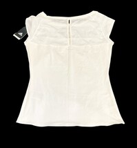 Adidas Advantage Tee ClimaCool White Women’s Size S NWT Performance Top image 4