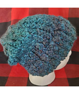 Fluffy Oceanic Blues Beanie - £7.89 GBP