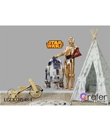 Star Wars Art Décor, C3PO Decal, , Star Wars Decal, R2D2 Decal, Fathead ... - £18.09 GBP+