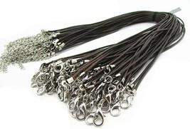 Brown Necklace Cords Braided Jewelry Making 18&quot; 1.5mm Supplies Set Whole... - $22.28
