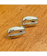 New Cowrie Shell Earrings Silver Tone Stud Earrings Ocean Nautical Beach - $13.87 CAD