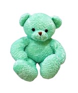 Commonwealth Teddy Bear Plush Mint Green Stuffed Animal Soft Toy 14 Inch - £20.31 GBP