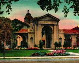 Student Union Stanford University Palo Alto California CA Vtg Linen Postcard UNP - £3.06 GBP