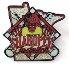 Shakopee Minnesota Fastpitch Softball Glitter &amp; Enamel Pin - £9.40 GBP