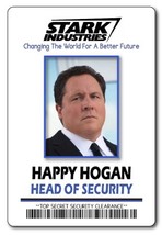 HAPPY HOGAN Head of Security at Stark Industries IRON Man Magnet Fastene... - £13.30 GBP
