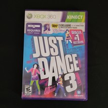 Just Dance 3 (Xbox 360) Game Complete With Manual Katy Perry Stefani Queen Music - £3.15 GBP