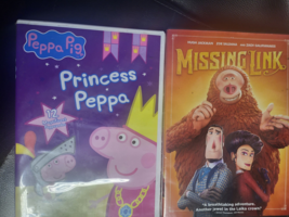 Lot Of 2 :Peppa Pig: Princess Peppa [12 Episodes] + Missing Link Dvd - £4.64 GBP