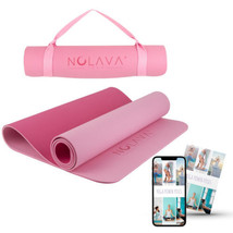 Nolava Designs TPE Eco Friendly Yoga Mat - Dual Layer Non Slip Pink - 1/... - $134.09