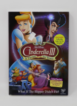 Walt Disney Cinderella III: A Twist in Time (DVD, 2007) w/Slipcover - £9.42 GBP