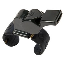 BLACK Fox 40 Pearl Fingergrip Whistle Official Referee Coach Safety BEST VALUE - £8.64 GBP