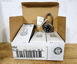 6 Pack Master Lock 1525LF Long Shackle Padlock Combination V30 Key  - No Key NIB - £21.30 GBP