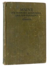 Glenn Wendell Starkey Maine: It&#39;s History, Resources, And Government 1st Editio - £39.33 GBP