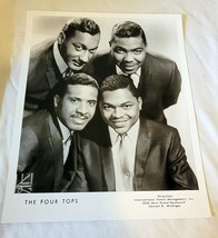 The Four Tops Motown Records Publicity 8 x 10 Photo Reprint - £13.66 GBP