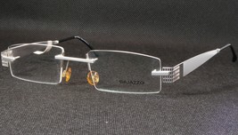 Vintage Bajazzo Lunettes Av 01 Fb Silver Unique Eyeglasses Rimless 48-22-130mm - $116.79