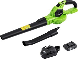 Green, Tdc-Cb20 Todocope 20V Cordless Leaf Blower With Battery, Quick Charge. - £58.46 GBP