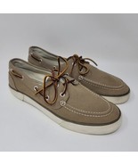 Polo Ralph Lauren Men’s Boat Shoes Size 10 D Sander Canvas Casual Sneakers - £26.57 GBP