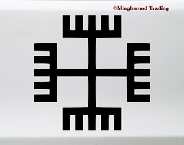 Hands of God Vinyl Sticker - Rece Boga Paganism Slavic Solar Cross Die Cut Decal - £3.93 GBP+