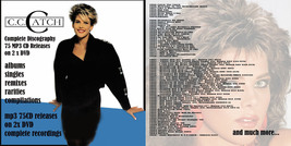 C.C. Catch MP3 Complete Discography MP3 75 CD releases on 2xDVD Italo Disco - £12.47 GBP