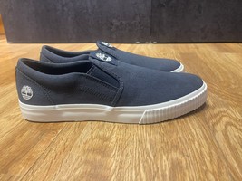 TIMBERLAND MEN&#39;S MYLO BAY LOW SLIP ON SNEAKER DARK BLUE CANVAS A663H ALL... - $109.99