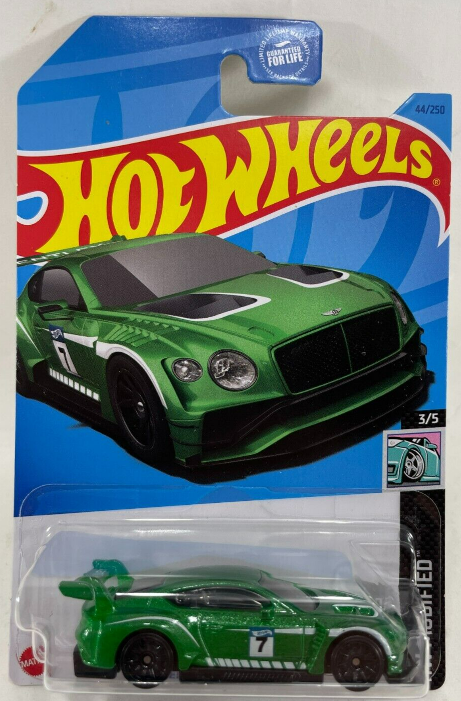 Hot Wheels - HKH84 - 2018 Bentley Continental GT3 - Scale 1:64 - Green - $9.95