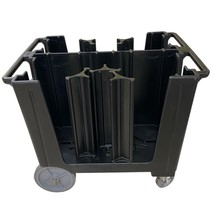 CAMBRO Adjustable 4-8 Column Restaurant Kitchen Dish Plate Caddy Push Ca... - $249.95