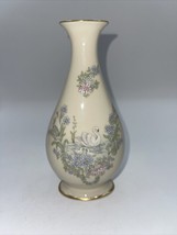 Lenox Mother&#39;s Day Bud Vase 1983 Swan Gold Rim Limited Edition - £11.79 GBP