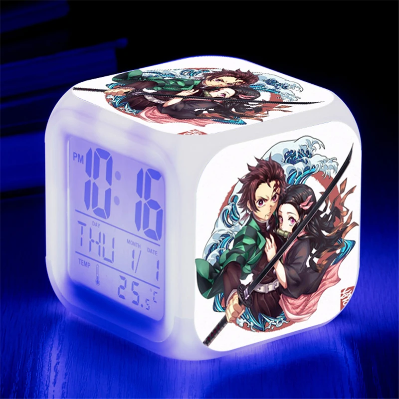 Anime Demon Slayer Kimetsu No Yaiba Clocks Hashibira Inosuke Zenitsu Agatsuma - £16.64 GBP