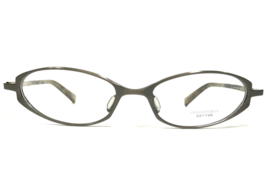 Oliver Peoples Eyeglasses Frames Sissy P Pewter Brown Gray Cat Eye 50-17-135 - £74.30 GBP