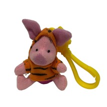 Vintage Disney The Tigger Movie Mcdonalds Happy Meal Toy Piglet Key Chain Clip - £6.71 GBP