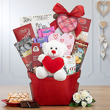 Valentine Surprise: Valentine&#39;s Day Basket - £68.70 GBP