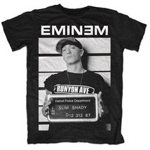 Eminem Arrest Mugshot Slim Shady Rap Rock Official Tee T-Shirt Mens Unisex - $31.92