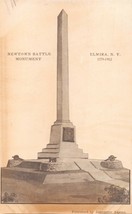 ELMIRA NEW YORK NEWTOWN BATTLE MONUMENT~JEANNETTE ADAMS PUBL POSTCARD 1912 - £4.55 GBP